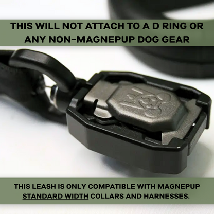 K9 Quick Release Leash full length, black