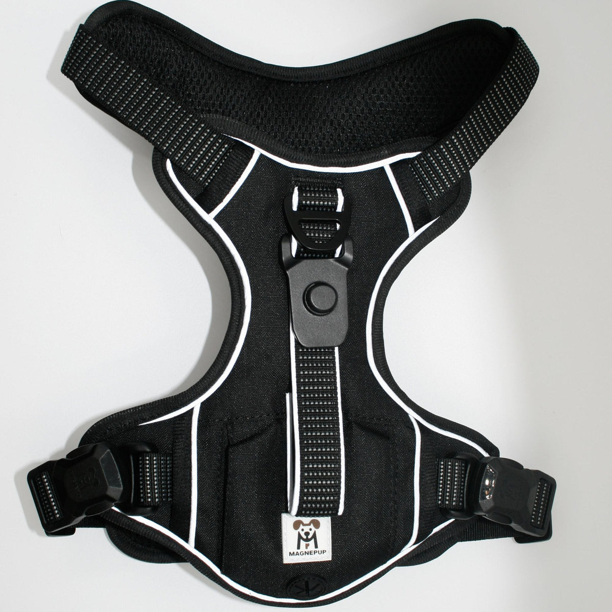 Standard harness in Onyx Black, top view