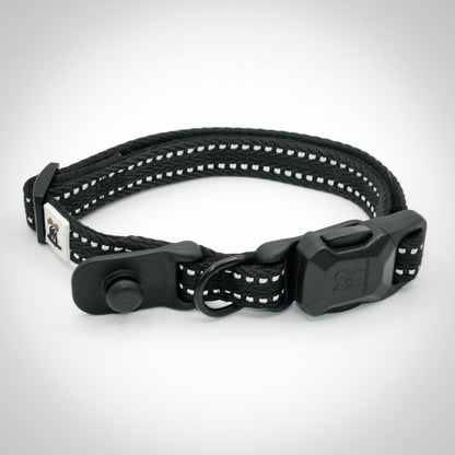 Slim CLICK & GO Collar in Onyx Black