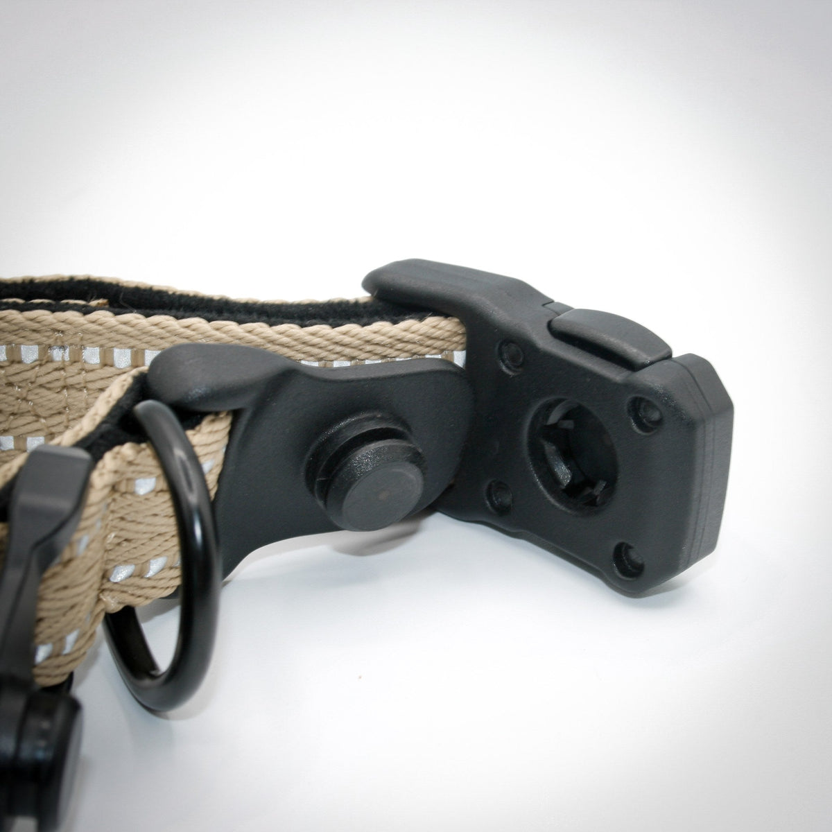 Desert Tan Standard collar — buckle open