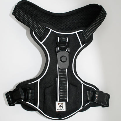 Standard Harness with Waste Bag in Onyx Black