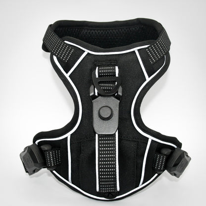 Onyx Black Standard Harness, size Small