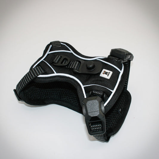 Onyx Black XS Harness — angled view