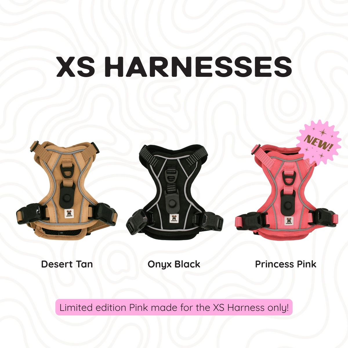 XS Harness colour options